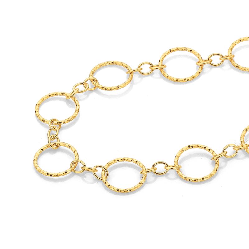 Engelkemper Armband Ref.-Nr.: 5-213853-001 925/- Silber, gelb L&auml;nge 17+2 cm Individual-Nr. S-02278B