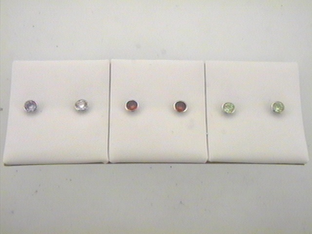 Max Fr&ouml;hlich Ohrschmuck Ref.-Nr.: 476/190344 925/- Silber, Rhodiniert Zirkonia  