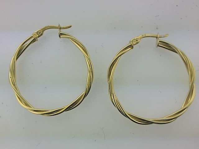 Max Fr&ouml;hlich Ohrschmuck Ref.-Nr.: 660/192575 925/- Silber, gelb