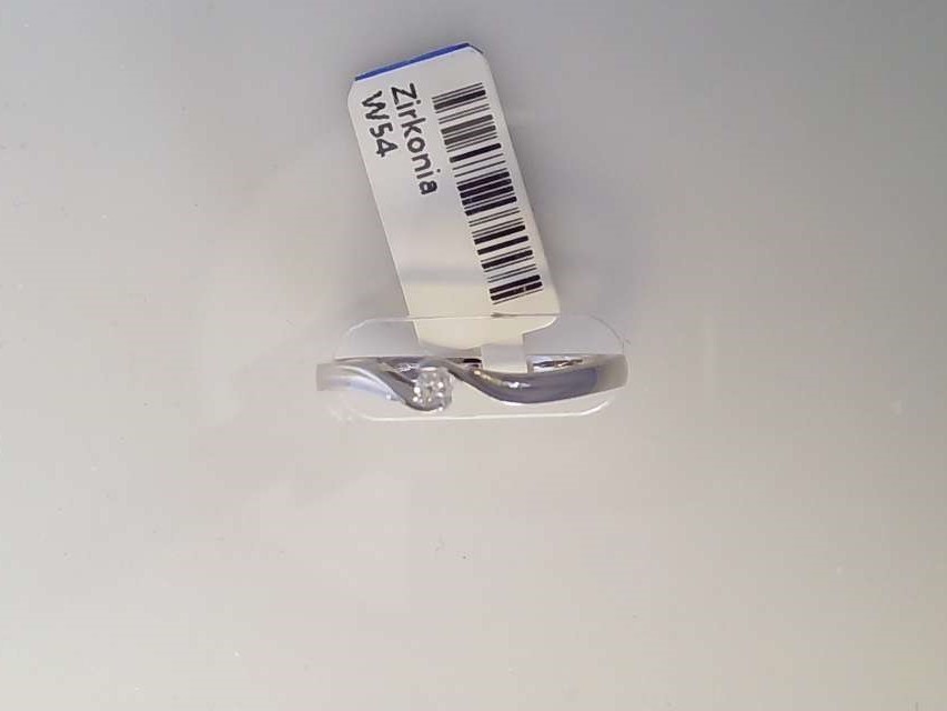 Max Fr&ouml;hlich Ringe Ref.-Nr.: 216/192773/48 925/- Silber, Rhodiniert 1 Zirkonia  Wei&szlig;  Ringgr&ouml;&szlig;e 48