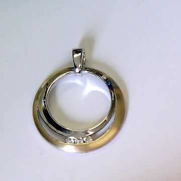 Engelkemper Halsschmuck Ref.-Nr.: 6-210418-001 585/- Gold, bicolor 3 Diamant Wesselton kleine Einschl&uuml;sse Brillantschliff 0,015ct. 