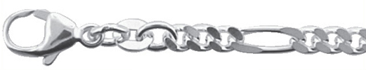 Max Fr&ouml;hlich Halsschmuck Ref.-Nr.: F86055/60 925/- Silber L&auml;nge 60 cm