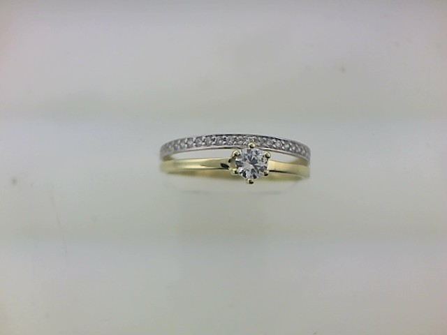 Max Fr&ouml;hlich Ringe Ref.-Nr.: 23-237/54 333/- Gold, gelb Zirkonia  Wei&szlig;  Ringgr&ouml;&szlig;e 54