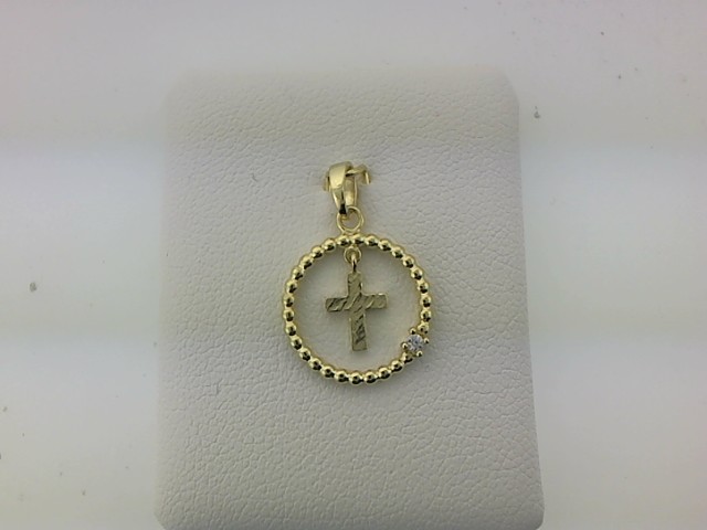 Max Fr&ouml;hlich Halsschmuck Ref.-Nr.: 23-209 333/- Gold, gelb 1 Zirkonia  Wei&szlig; 