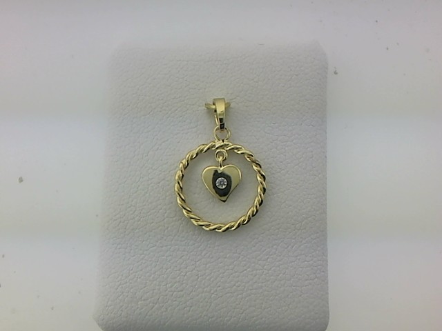 Max Fr&ouml;hlich Halsschmuck Ref.-Nr.: 23-208 333/- Gold, gelb 1 Zirkonia  Wei&szlig; 