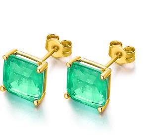 LECARRE Ohrschmuck Ref.-Nr.: GB117OA.00 750/- Gold, gelb 2 Quarz Gr&uuml;n 