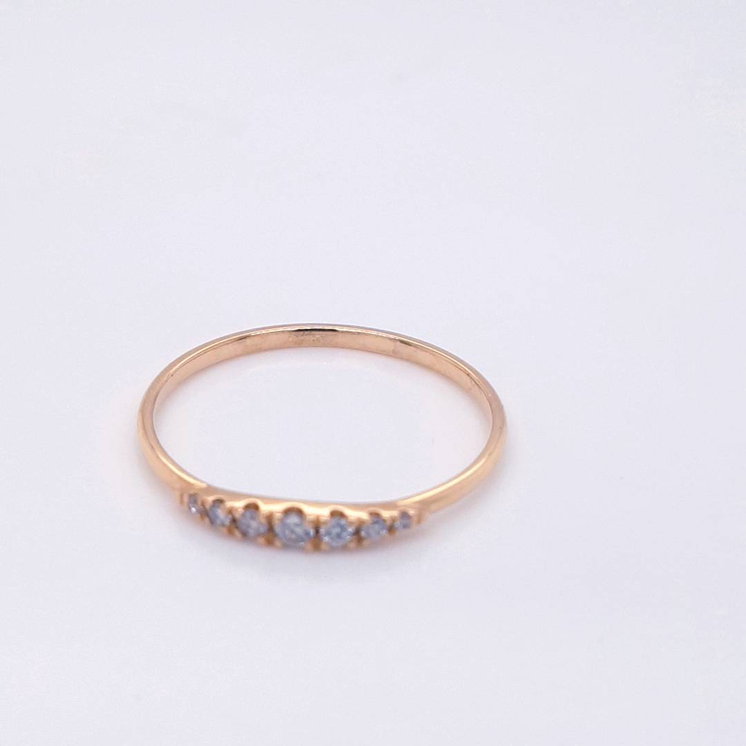 LECARRE Ringe Ref.-Nr.: GA126OA.13 750/- Gold, gelb Diamant Wei&szlig; sehr kleine Einschl&uuml;sse 0,096ct.  Ringgr&ouml;&szlig;e 48