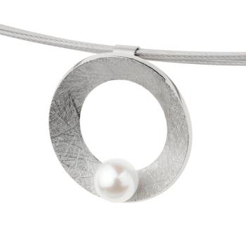 Ernstes Design Anh&auml;nger Ref.-Nr.: AN950 Edelstahl 1 S&uuml;&szlig;wasser Zuchtperle 5,0-5,5 mm