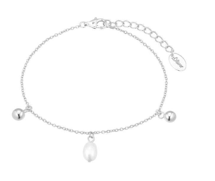 S. Oliver s.Oliver Armband Ref.-Nr.: 2037816 Silber, Rhodiniert L&auml;nge 17+3cm