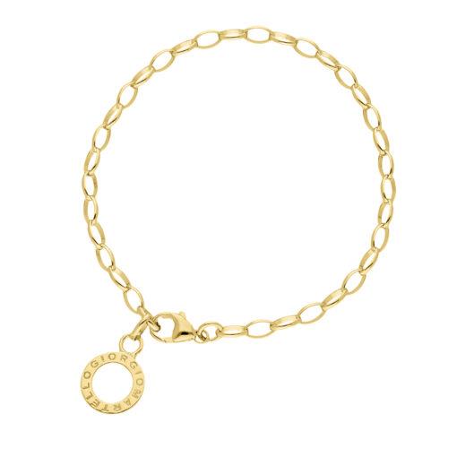 Giorgio Martello Armband Ref.-Nr.: 205929190 925/- Silber, gelb L&auml;nge 19 cm