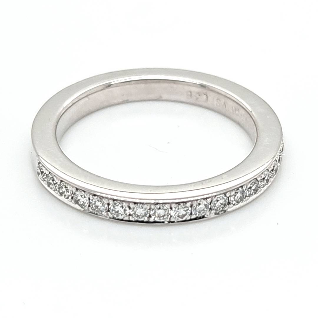 Ringe Ref.-Nr.: RS18/407H 750/- Gold, wei&szlig; Diamant Top wesselton feines wei&szlig; sehr kleine Einschl&uuml;sse Brillantschliff  Ringgr&ouml;&szlig;e 54