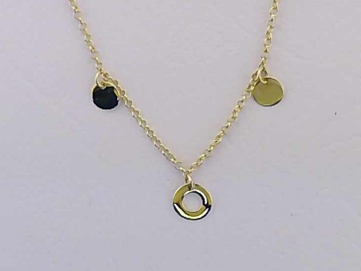 Ref.-Nr.: 24-307 Collier Gold 333 Pl&auml;ttchen
