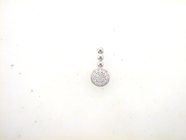 Max Fr&ouml;hlich Halsschmuck Ref.-Nr.: 485/189736 925/- Silber, Rhodiniert Zirkonia  Wei&szlig; 