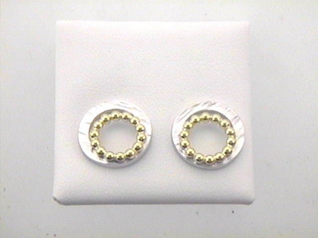 Max Fr&ouml;hlich Ohrschmuck Ref.-Nr.: 88/191014 925/- Silber, bicolor