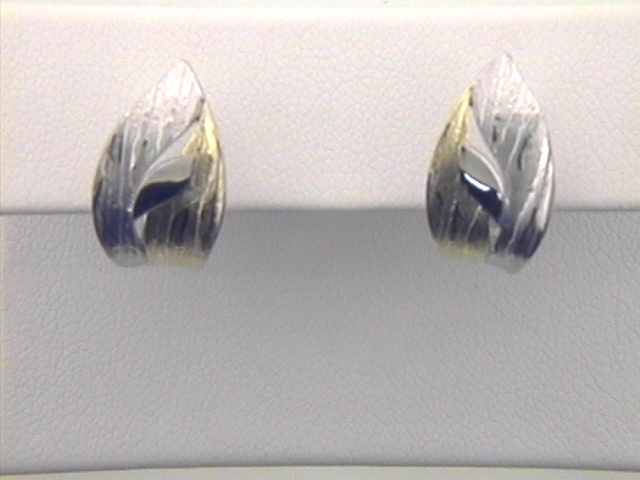 Max Fr&ouml;hlich Ohrschmuck Ref.-Nr.: 88/190813 925/- Silber, bicolor