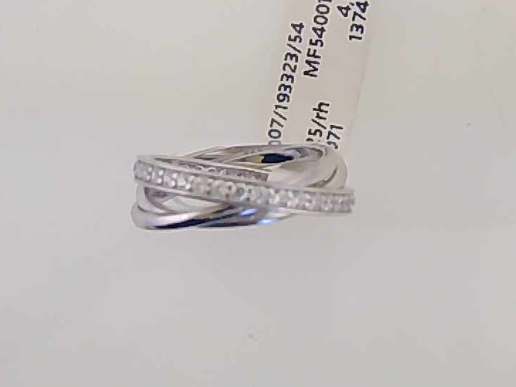 Max Fr&ouml;hlich Ringe Ref.-Nr.: 507/193323/54 925/- Silber, Rhodiniert Zirkonia  Wei&szlig;  Ringgr&ouml;&szlig;e 54