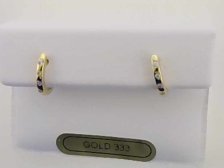 Max Fr&ouml;hlich Ohrschmuck Ref.-Nr.: 201/193936 333/- Gold, gelb Zirkonia  Wei&szlig; 