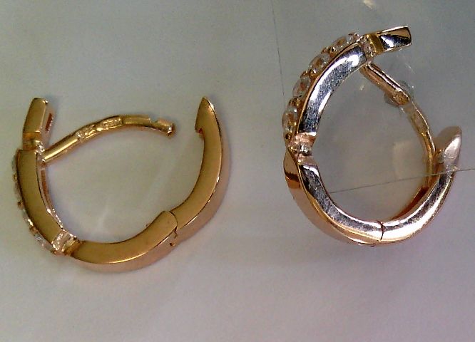 Engelkemper Ohrschmuck Ref.-Nr.: 5-214180-001 925/- Silber, Ros&eacute; Zirkonia  Wei&szlig; 