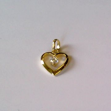 Engelkemper Halsschmuck Ref.-Nr.: 6-211157-001 333/- Gold, gelb 1 Zirkonia  Wei&szlig; 