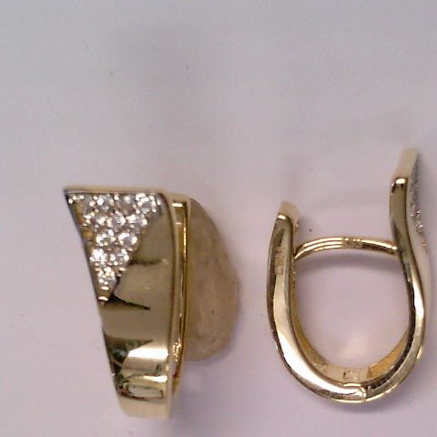 Engelkemper Ohrschmuck Ref.-Nr.: 6-212224-001 333/- Gold, gelb Zirkonia  Wei&szlig; 