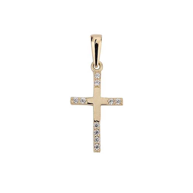 Engelkemper Halsschmuck Ref.-Nr.: 6-212454-001 585/- Gold, gelb Zirkonia  Wei&szlig; 