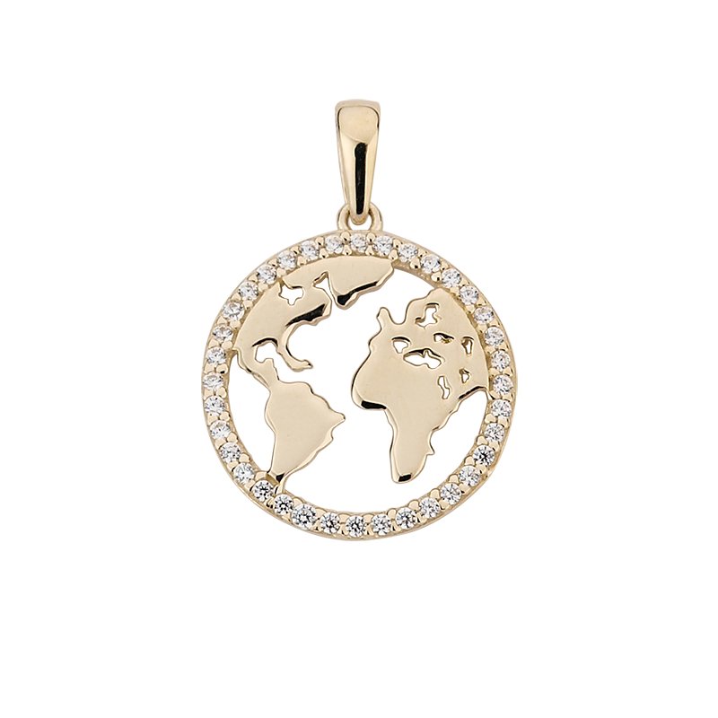 Engelkemper Halsschmuck Ref.-Nr.: 6-212472-001 585/- Gold, gelb Zirkonia  Wei&szlig; 