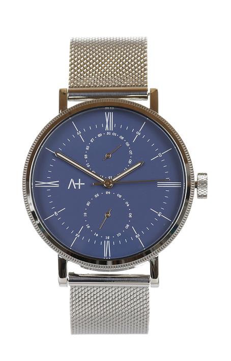 Across Herrenuhren Ziffernblatt: Weiss Index  Edelstahl Milanaiseband Quartz 30 Meter Ref.-Nr.: AWXIVSS