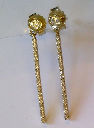 Engelkemper Ohrschmuck Ref.-Nr.: 5-213433-001 925/- Silber, gelb Zirkonia  Wei&szlig; 