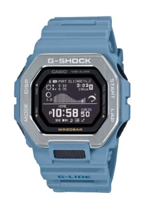 Casio G-Shock Herrenuhren Ziffernblatt: Dunkel Beleuchtetes Display  Kunststoff Band Quartz 200 Meter Ref.-Nr.: GBX-100-2AER