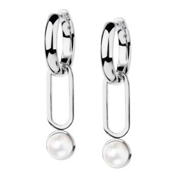 Ernstes Design Ohrringe Ref.-Nr.: E689 Edelstahl 2 S&uuml;&szlig;wasser Zuchtperle 6,0-6,5 mm