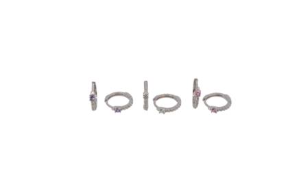 Wilhelm M&uuml;ller Ohrschmuck Ref.-Nr.: 743505019 925/- Silber, Rhodiniert Zirkonia  Wei&szlig; 