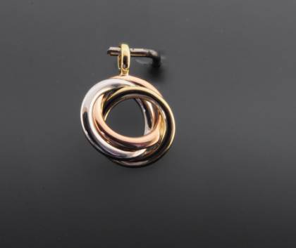 Wilhelm M&uuml;ller Halsschmuck Ref.-Nr.: 640923019 585/- Gold, bicolor
