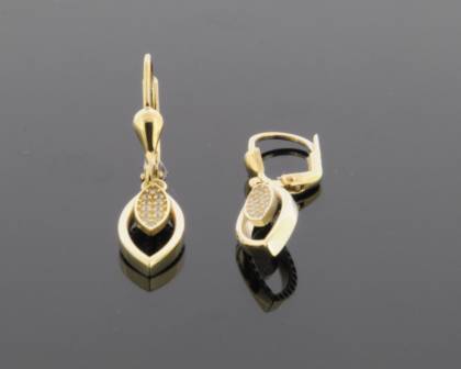 Wilhelm M&uuml;ller Ohrschmuck Ref.-Nr.: 697892019 333/- Gold, gold 24 Zirkonia  Wei&szlig; 