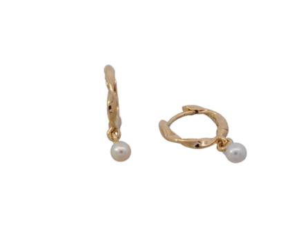 Wilhelm M&uuml;ller Ohrschmuck Ref.-Nr.: 706414019 585/- Gold, gold 2 S&uuml;&szlig;wasser Zuchtperle 3-3,5mm