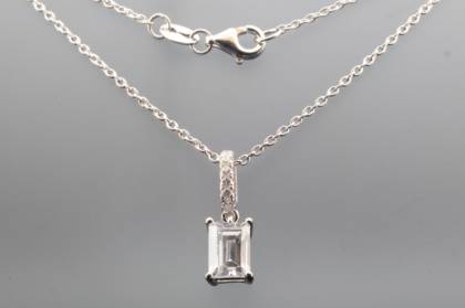 Wilhelm M&uuml;ller Halsschmuck Ref.-Nr.: 766002019 925/- Silber, Rhodiniert L&auml;nge 42+3 cm