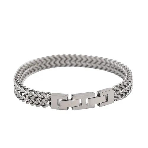 Across Armband Ref.-Nr.: AB12MSS Edelstahl L&auml;nge 21cm