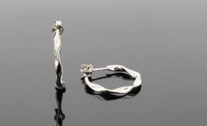 Wilhelm M&uuml;ller Ohrschmuck Ref.-Nr.: 742908019 925/- Silber, Rhodiniert