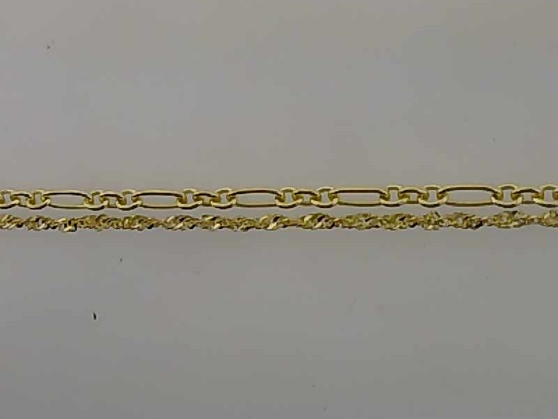 Max Fr&ouml;hlich Armband Ref.-Nr.: 24-416 925/- Silber, gelb L&auml;nge 17+3 cm