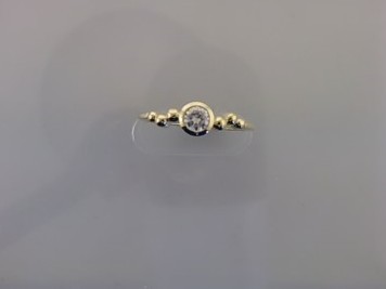 Max Fr&ouml;hlich Ringe Ref.-Nr.: 24-436/52 333/- Gold, gelb 1 Zirkonia  Wei&szlig;  Ringgr&ouml;&szlig;e 52