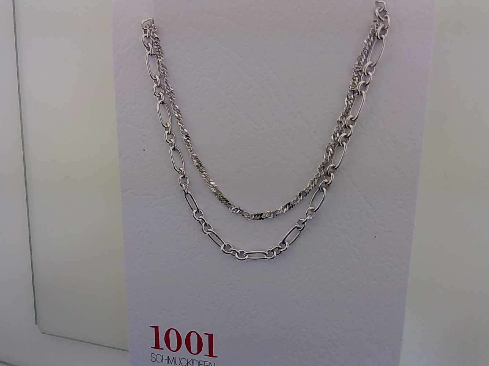 Max Fr&ouml;hlich Halsschmuck Ref.-Nr.: 24-468 925/- Silber, Rhodiniert L&auml;nge 45 cm