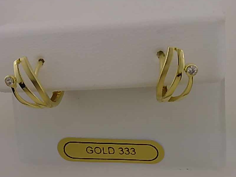 Max Fr&ouml;hlich Ohrschmuck Ref.-Nr.: 24-485 333/- Gold, gelb 2 Zirkonia  Wei&szlig; 