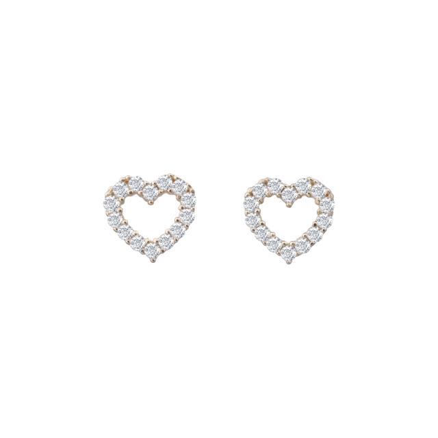 Nordahl Ohrschmuck Ref.-Nr.: 30830030300 333/- Gold, gelb Zirkonia  Wei&szlig; 