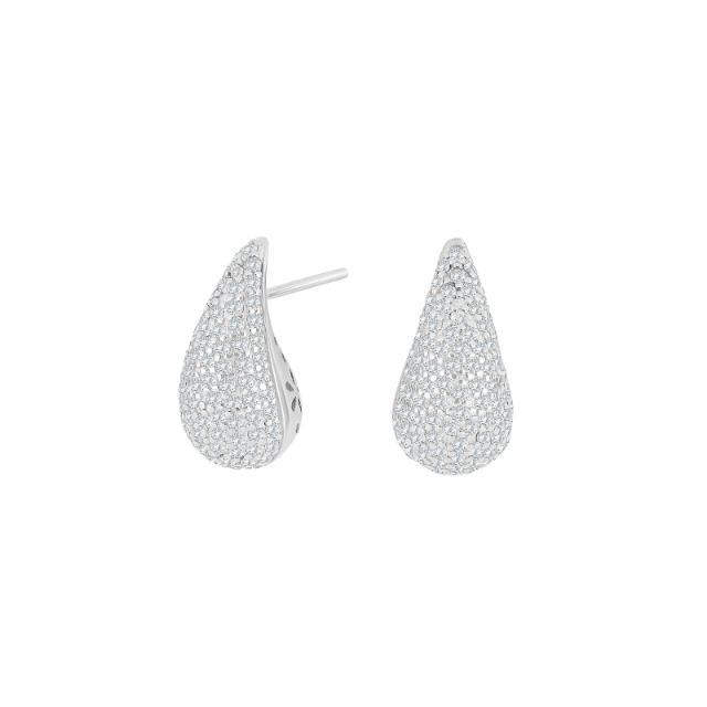 Nordahl Ohrschmuck Ref.-Nr.: 30454300900 925/- Silber, Rhodiniert Zirkonia  Wei&szlig; 