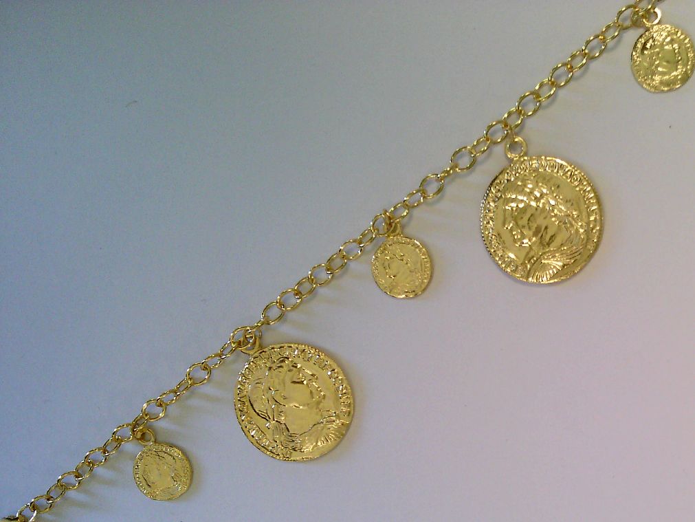 Engelkemper Armband Ref.-Nr.: 5-215071-001 925/- Silber, gelb L&auml;nge 17+2 cm