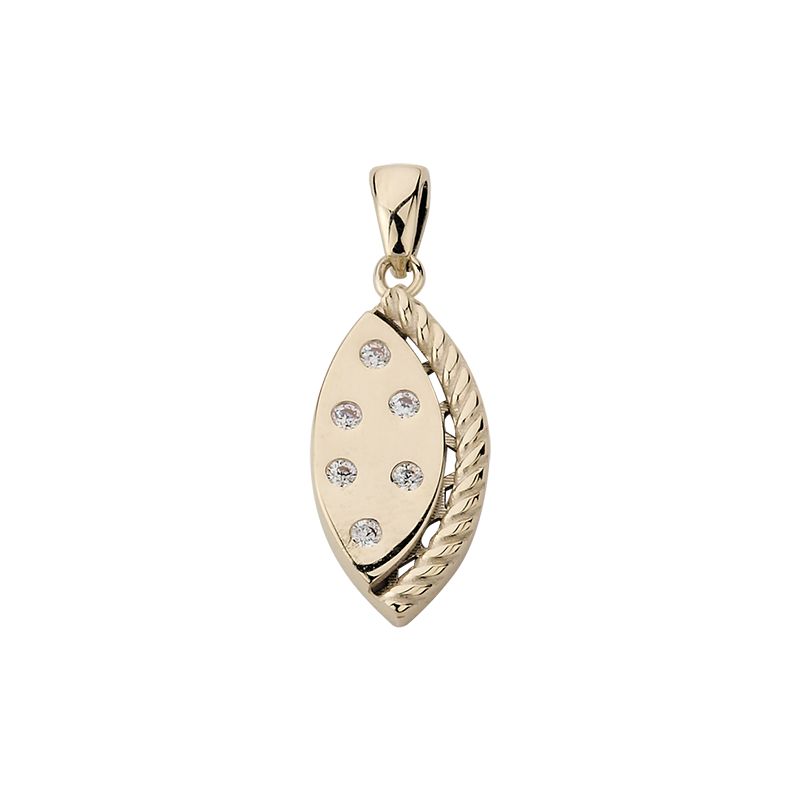 Engelkemper Halsschmuck Ref.-Nr.: 6-212296-001 333/- Gold, gelb 6 Zirkonia  Wei&szlig; 