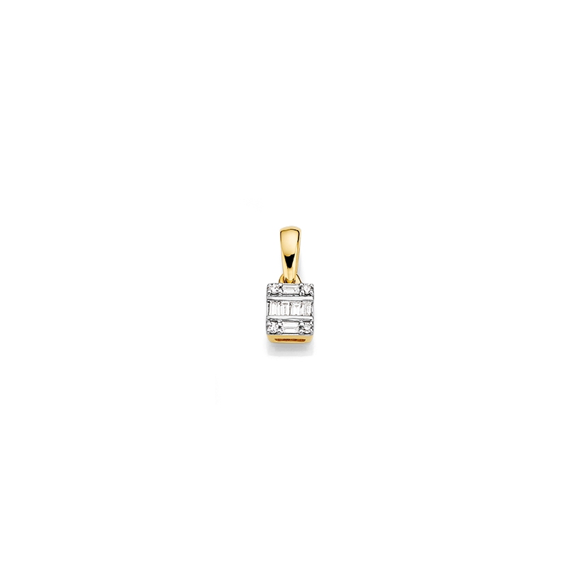 Engelkemper Halsschmuck Ref.-Nr.: 6-212765-001 585/- Gold, gelb Diamant Wesselton  Weiss kleine Einschl&uuml;sse Brillantschliff 0,06ct. 