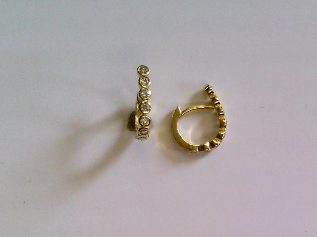 Engelkemper Ohrschmuck Ref.-Nr.: 6-212823-001 585/- Gold, gelb Zirkonia  Wei&szlig; 