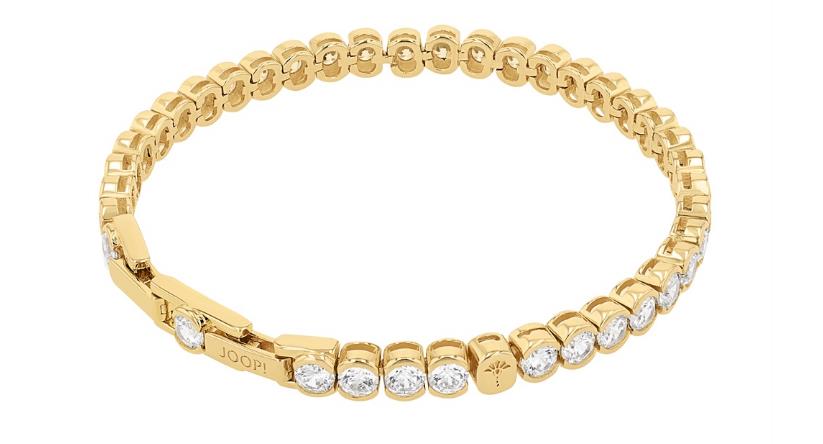 Joop! Armband Ref.-Nr.: 2038956 925/- Silber, gelb Zirkonia  Wei&szlig;  L&auml;nge 17+2 cm