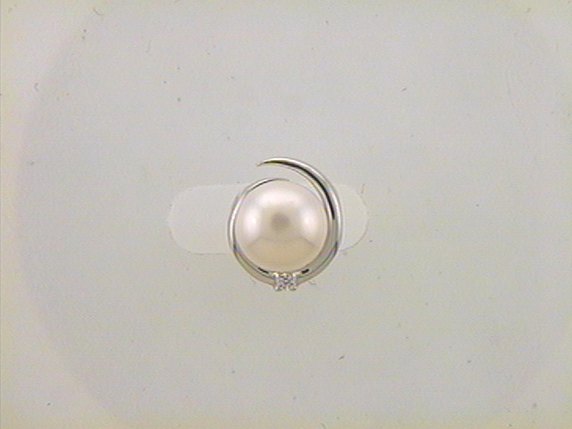 Max Fr&ouml;hlich Mio Fallegro Ref.-Nr.: AN 161541 925/- Silber, Rhodiniert Zirkonia  Wei&szlig;  1 S&uuml;&szlig;wasser Zuchtperle Wei&szlig;
