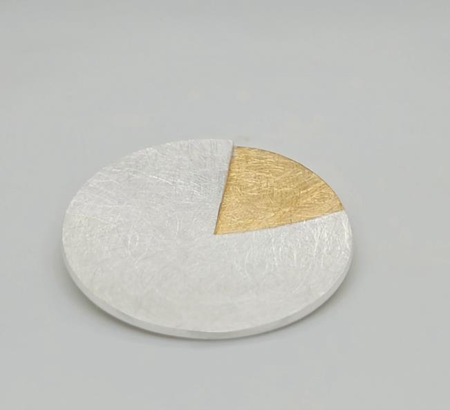 Linkenheil Halsschmuck Ref.-Nr.: 1828-4200 925/- Silber, bicolor